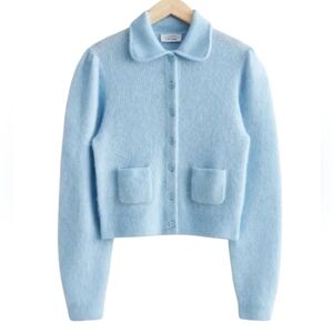 &Other stories Collared Knit Cardigan